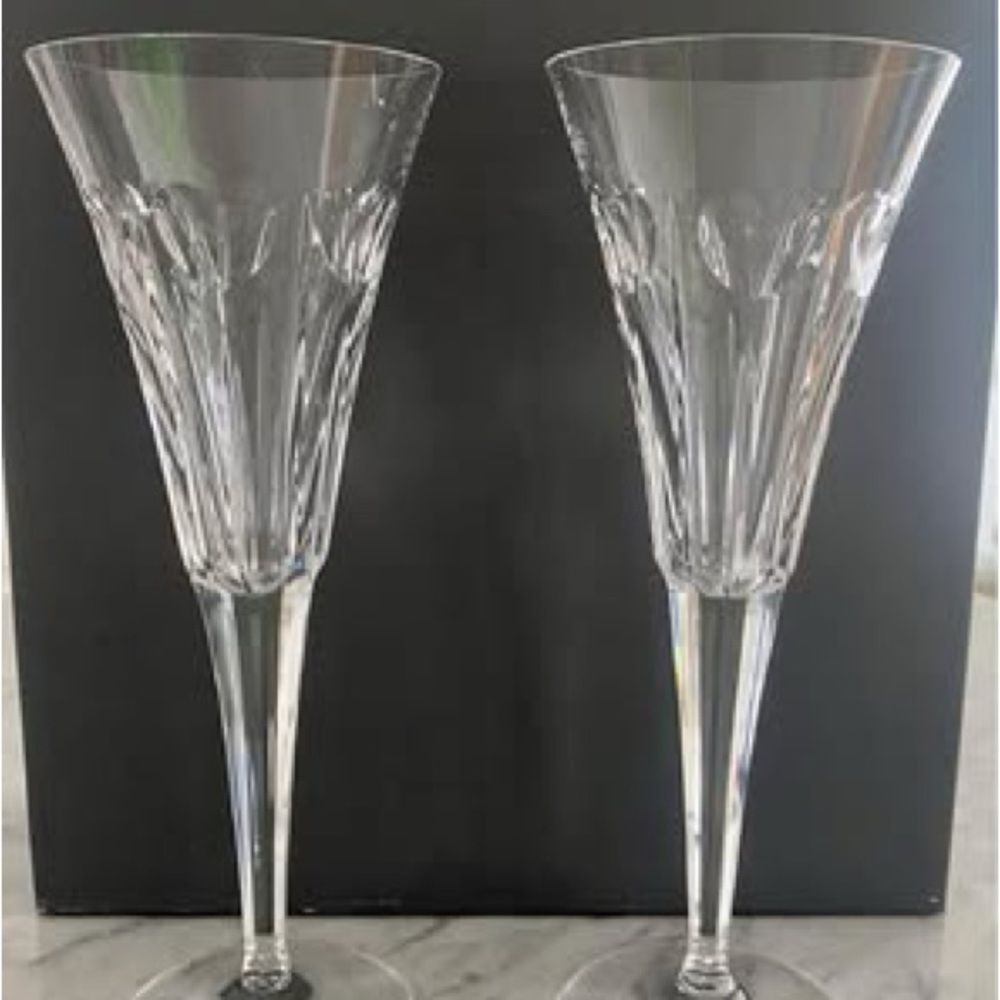 Waterford Crystal Limited Edition Millennium Collection Toasting Flutes “Love”